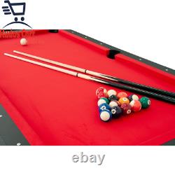 Sure Shot 7Ft 4In1 Multi Games Table Pool Air Hockey Tennis Adjustable Feet Play