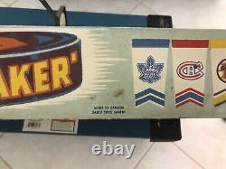 TABLE HOCKEY by EAGLE TOYS Rare 1950'S NHL PLAYMAKER