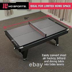 Table Tennis Tables Multiple Styles, Gray & Black (Midsize Conversion Top)