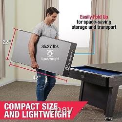 Table Tennis Tables Multiple Styles, Gray & Black (Midsize Conversion Top)