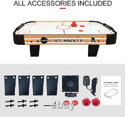 Tabletop Air Hockey Table Game 40 Inch Mini Air-Powered Hockey Set for Kids and