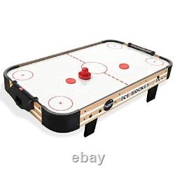 Tabletop Air Hockey Table Game 40 inch Mini Air-Powered Hockey Set for Kids and