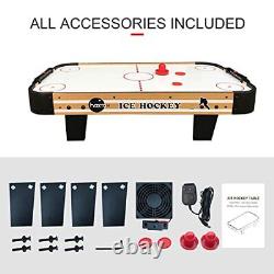 Tabletop Air Hockey Table Game 40 inch Mini Air-Powered Hockey Set for Kids and