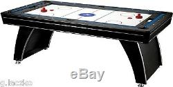 Top Game Table Billiards Air Hockey Table Tennis 7 Foot 3 in 1 Flip Home New