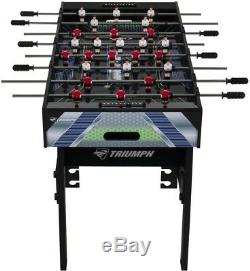 Triumph 2 In 1 Air Zone Air Hockey Foosball Combination Game Table With Quick