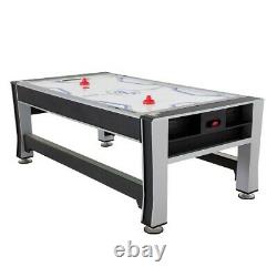 Triumph 3-in-1 Rotating Swivel Multigame Air Hockey Billiards Pool and Table