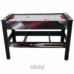 Triumph 4-in-1 Rotating Swivel Multigame Table Air Hockey, Billiards