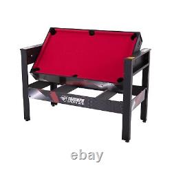 Triumph 4-in-1 Rotating Swivel Multigame Table Air Hockey, Billiards, Table