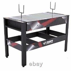 Triumph 4-in-1 Rotating Swivel Multigame Table Air Hockey, Billiards, Table