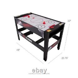 Triumph 4 in 1 Rotating Swivel Multigame Table Air Hockey, Billiards, Table