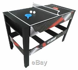 Triumph 4-in1 Rotating Swivel Multigame Table Air Hockey Billiards Table Tennis