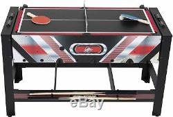 Triumph 54 5-in-1 Air Zone Swivel Multi-Game Table Billiards Air Hockey Foosba