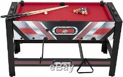 Triumph 54 5-in-1 Air Zone Swivel Multi-Game Table Billiards Air Hockey Foosba