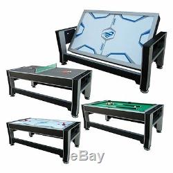 Triumph 84-Inch 3-in-1 Rotating Combo Table Billiards, Hockey, Tennis / 45-6066