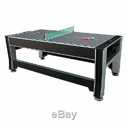 Triumph 84-Inch 3-in-1 Rotating Combo Table Billiards, Hockey, Tennis / 45-6066