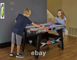 Triumph Fire'N Ice Led Light-Up 54 Air Hockey Table Includes 2 Led Hockey