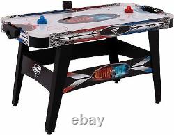 Triumph Fire n Ice LED Light-Up 54 Air Hockey Table 2 Hockey Pushers Puck