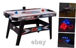 Triumph Fire'n Ice LED Light-Up 54 Air Hockey Table Includes 2 LED Hockey