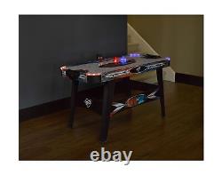 Triumph Fire'n Ice LED Light-Up 54 Air Hockey Table Includes 2 LED Hockey P