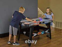 Triumph Fire n Ice LED Light-Up 54 Air Hockey Table Includes 2 LED Hockey P