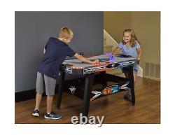 Triumph Fire'n Ice LED Light-Up 54 Air Hockey Table Includes 2 LED Hockey P