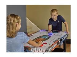 Triumph Fire'n Ice LED Light-Up 54 Air Hockey Table Includes 2 LED Hockey P