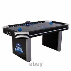 Triumph Lumen-X Lazer 6 Interactive Air Hockey Table with All-Rail LED Lighting