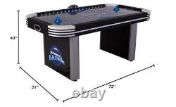 Triumph Sports Lumen-X Lazer 6' Interactive Air Hockey Table Featuring All-Ra