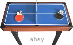 Ulti Game Table (48 Inch) Pool, Table Tennis, Air Hockey (Family Game Room)