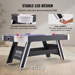 VEVOR 72 Air-Powered Hockey Table Sport Hockey Game Pushers Pucks LED Scoring
