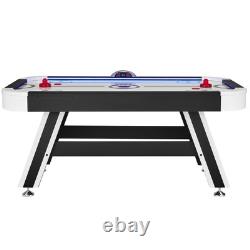 VEVOR 72 Air-Powered Hockey Table Sport Hockey Game Pushers Pucks LED Scoring