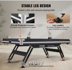 VEVOR 89 Air Powered Hockey Table withLED Electronic Score Sys 2 Pucks 2 Pushers