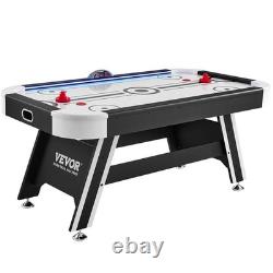 VEVOR Air-Powered Hockey Table, 72 Indoor Hockey Table for Kids and Adults, LED