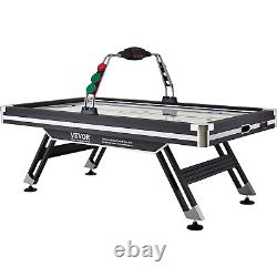 VEVOR Air-Powered Hockey Table, 89 Indoor Hockey Table for Kids and Adults, LED