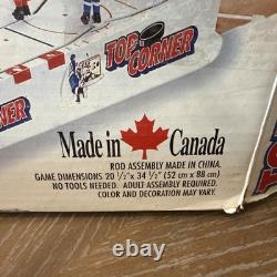 VINTAGE IRWIN TOP CORNER HOCKEY GAME #6060, IN ORIGINAL BOX Incomplete