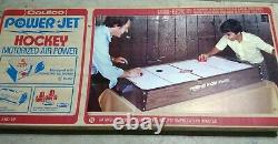 VINTAGE RARE NEW IN BOX COLECO Power Jet Motorized Air Hockey Power Table Top