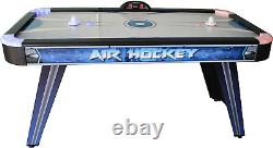 Vega 5-Ft LED Arcade Air Hockey Table with Electronic Scorer, LED Pucks and LED