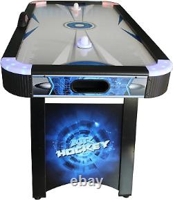 Vega 5-Ft LED Arcade Air Hockey Table with Electronic Scorer, LED Pucks and LED