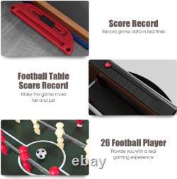 Versatile 48 Inch Multi Game Table Foosball, Billiard, Air Hockey Fun