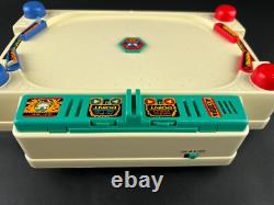 Vintage Bandai Japan Funky Hooky Table Top Air Hockey Game Tested Works