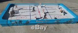 Vintage Bobby Hull Official Munro Table Hockey Maple Leafs Canadiens Game 1960's