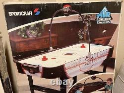 Vintage Sport craft Deep Freeze Air Powered turbo Hockey Table UNUSED