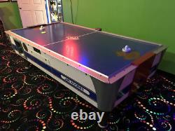 Vintage Valley Dynamo Commercial Coin Operated AIR HOCKEY Table! 8FT BY 4FT