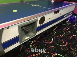 Vintage Valley Dynamo Commercial Coin Operated AIR HOCKEY Table! 8FT BY 4FT