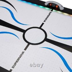 Volt 7 ft. LED Illuminated Air-Powered Hockey Table