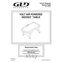 Volt 7 ft. LED Illuminated Air-Powered Hockey Table