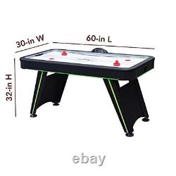 Voyager 5-ft Arcade Air Hockey Table with Electronic Scorer, Pucks and