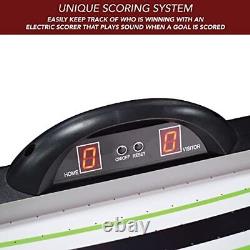 Voyager 5-ft Arcade Air Hockey Table with Electronic Scorer, Pucks and