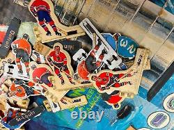 Vtg 1971 Caleco Stanly Cup Hockey Table Canadians Flyers complete